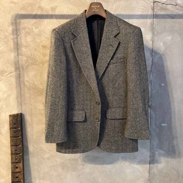 랜즈엔드 트위드 자켓 100