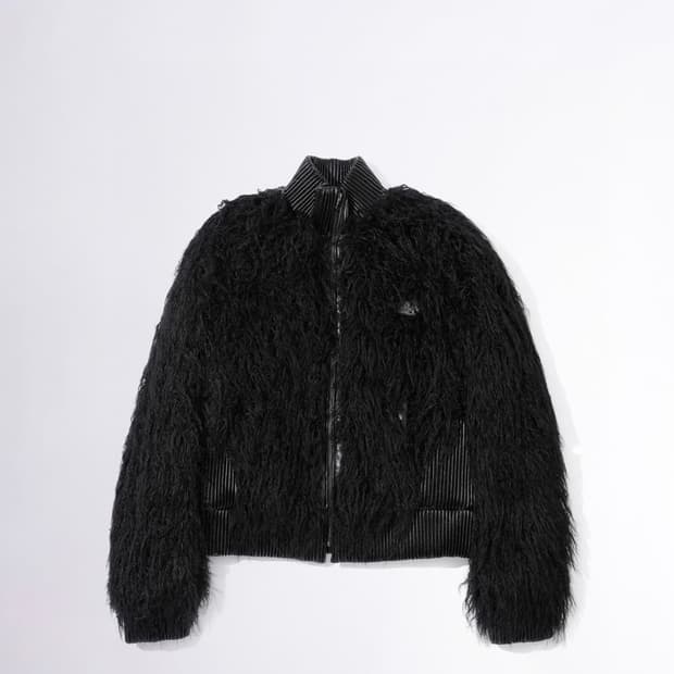 스컬프터 Faux 몽골리안 셔링 자켓