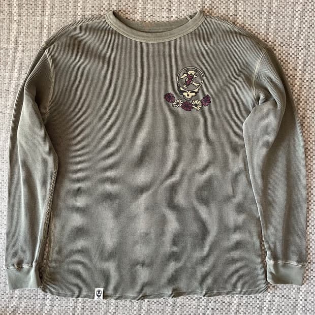 thisisneverthat x 그레이드풀데드베어 와플 롱 슬리브 xl