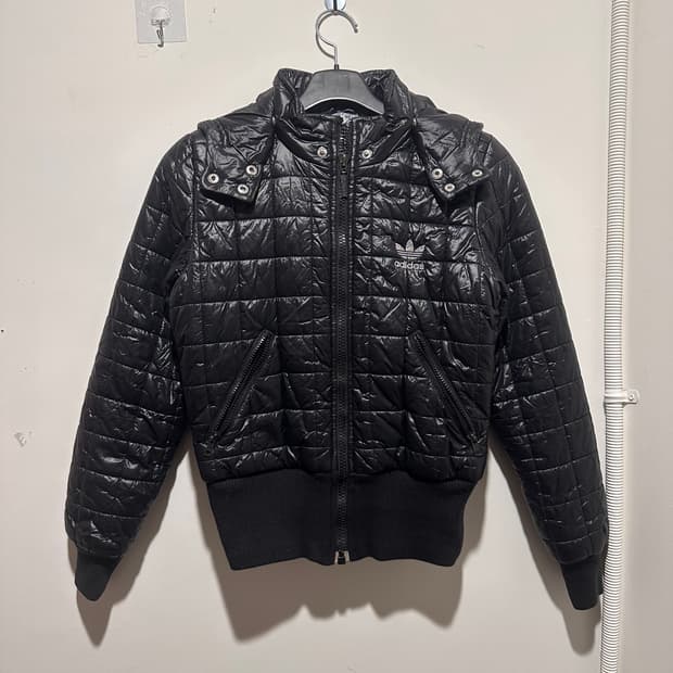 아디다스 퀄팅 패딩 자켓