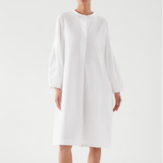 COS 코스 플리티드 셔츠 드레스 34