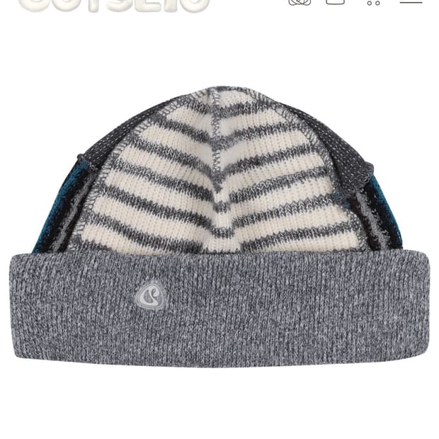 코이세이오 PATCHWORK BEANIE GREY