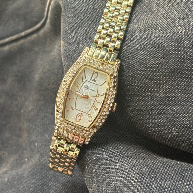 Vintage bluemarine metal jewelry watch