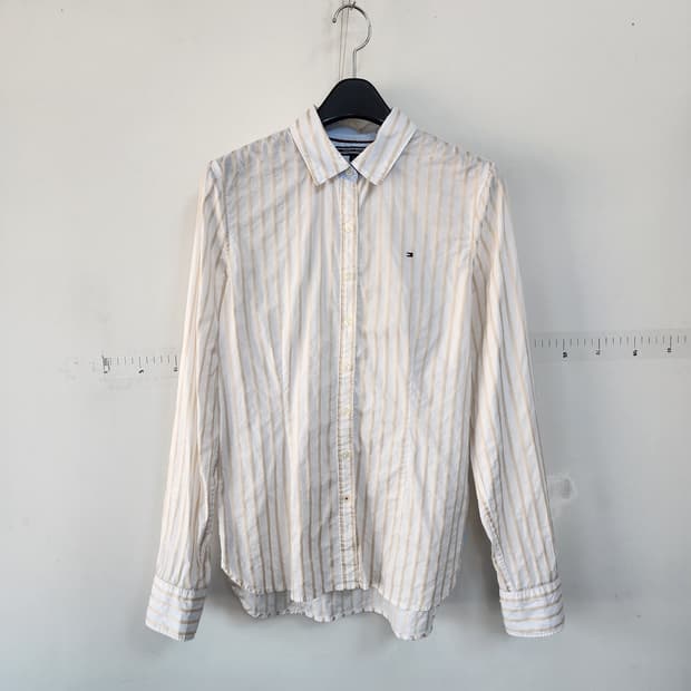 타미힐피거 스트라이프 긴팔 셔츠
