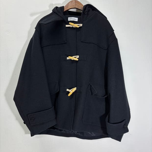 L 파르티멘토 블랙 떡볶이 더플코트