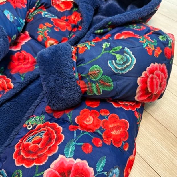 오일릴리키즈  리버시블  양면패딩