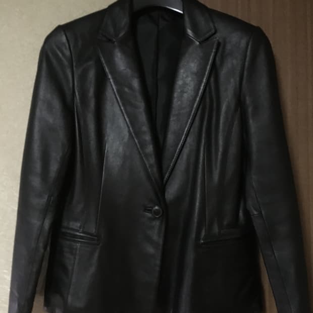 램스킨 레더자켓