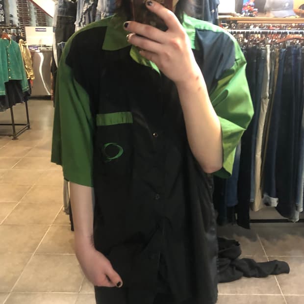 [NO.9] y2k 워크셔츠 반팔