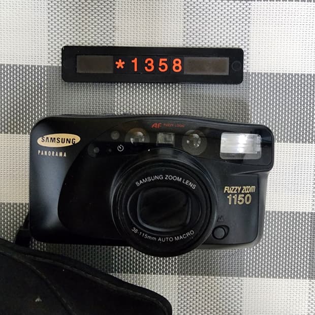 삼성 퍼지줌 1150 파노라마 필름카메라 파우치포함