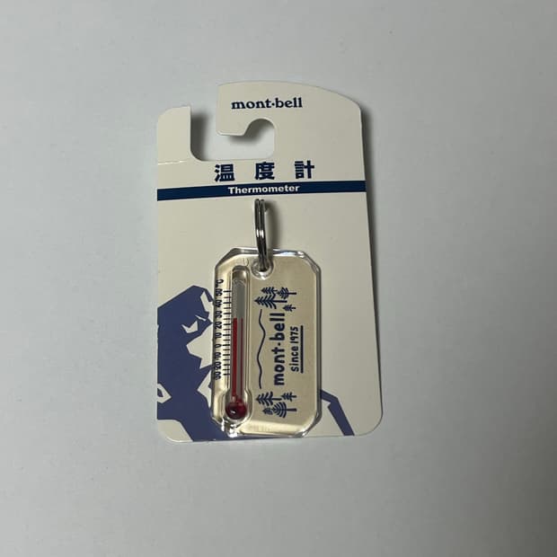 몽벨 온도계 키링
