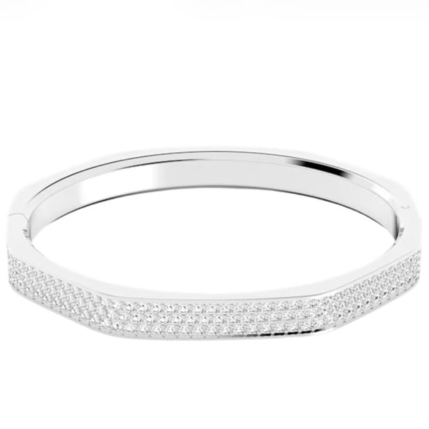 구해요) 스와로브스키 덱스테라 뱅글 화이트 로듐 플래팅