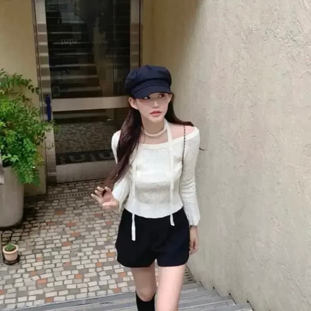 제니오 레이첼 스윗 트위스트 니트 (시나몬 케이블)