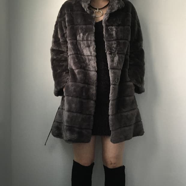 Fake fur jacket