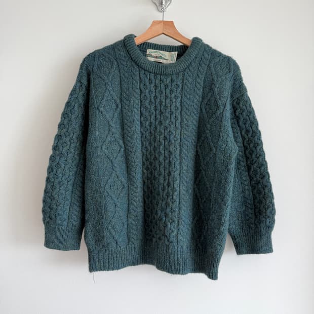 아란크래프트(aran crafts) 헤비울 니트(IRELAND)