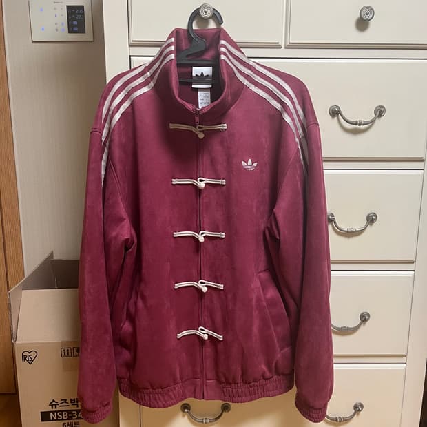 [M] 중티다스 버건디 져지 트랙탑