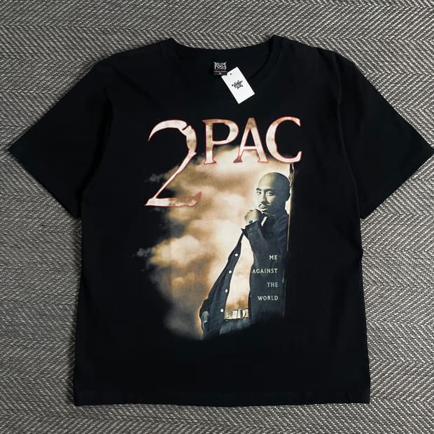 빈티지 투팍 힙합 프린팅 티셔츠o 3541