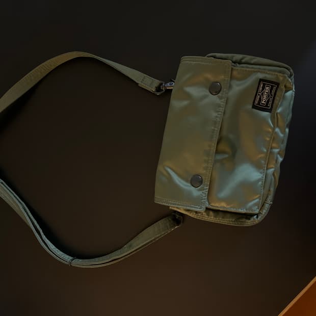 요시자포터 탱커 스냅 숄더백