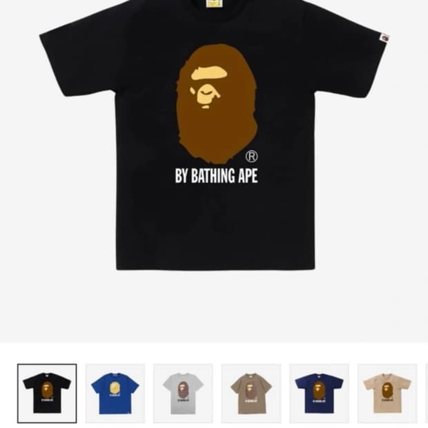 베이프 바이 베이싱 에이프 반팔 m