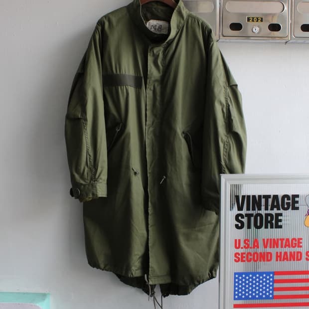 80s OG US M-65 피쉬테일 개파카