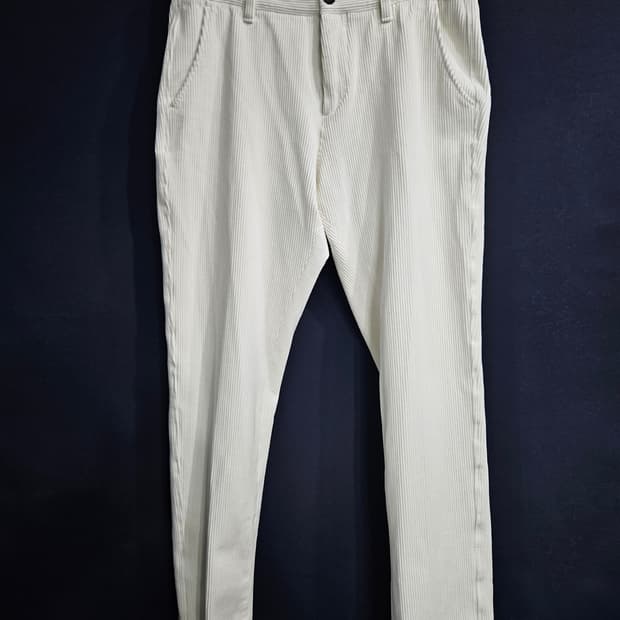 마시모두띠 화이트 남성 허리 32 코듀로이 팬츠 