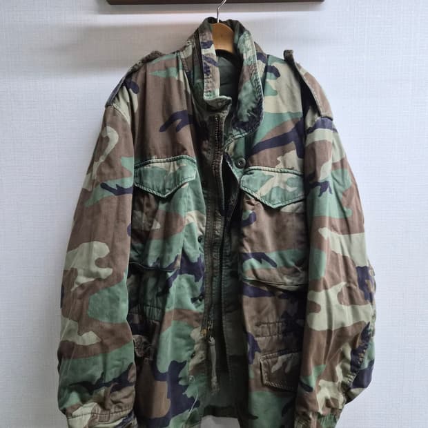 S/100) 미군 M-65 우드랜드 필드자켓 팝니다
