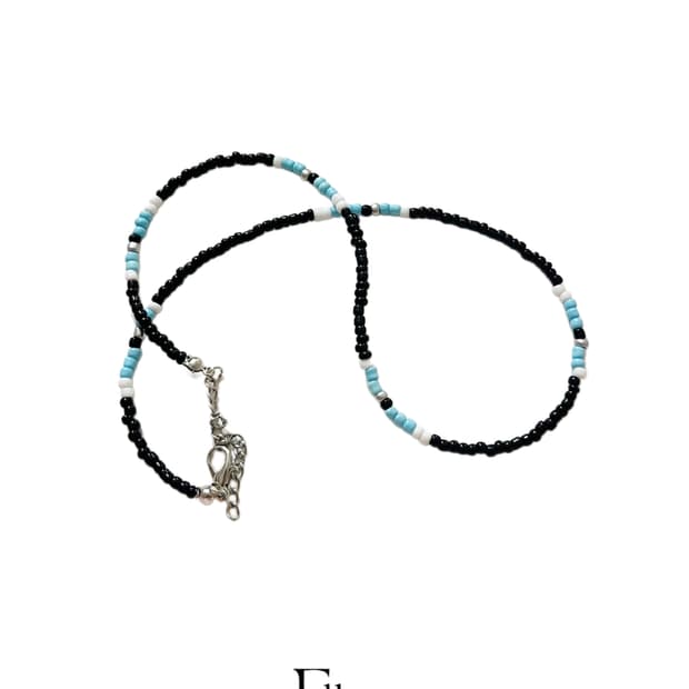 Ellavo Blue Tide Beads Necklace