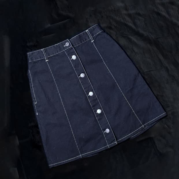 일본빈티지 스티치 스커트