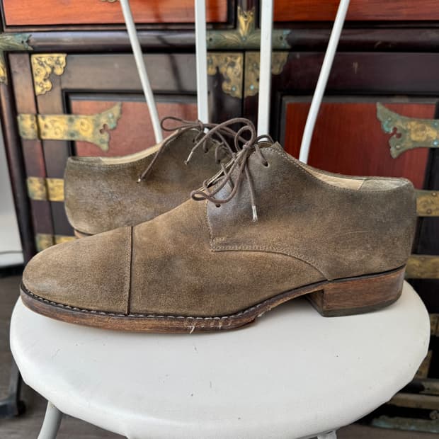 Carpe Diem 누벅 레더 더비 슈즈