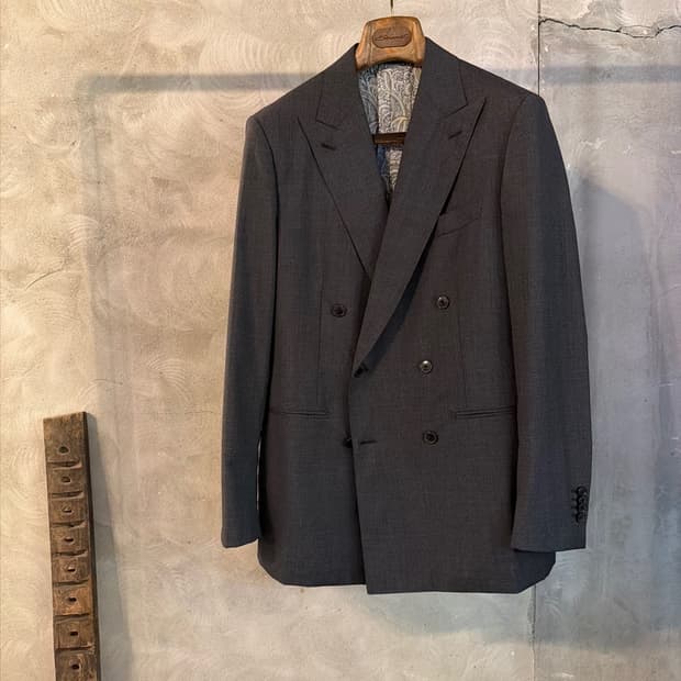 수트서플라이 더블 브레스티드 자켓 100