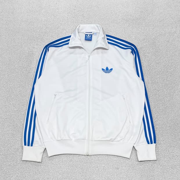 아디다스 og 파이어버드 트랙탑 져지 화이트 블루 (대장급) 
