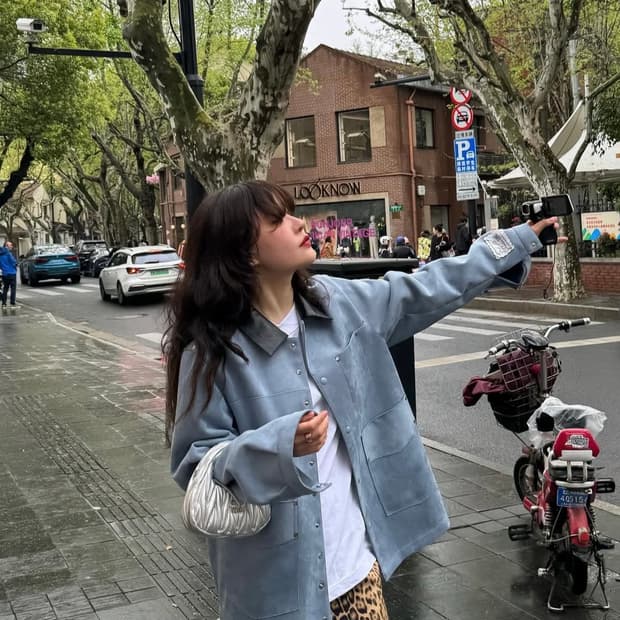 프레클 스터드 스웨이드 자켓(새상품)