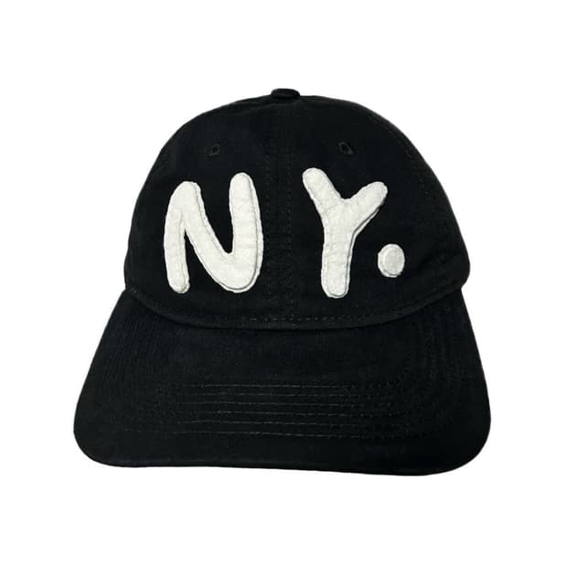 NY 빈티지 캡 블랙