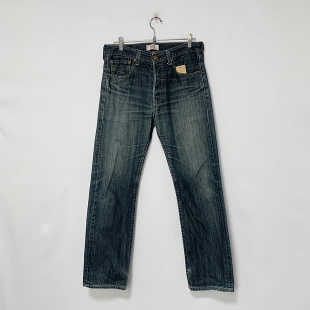 리바이스 501 데님 팬츠 빈티지 워싱진 00s y2k 32인치