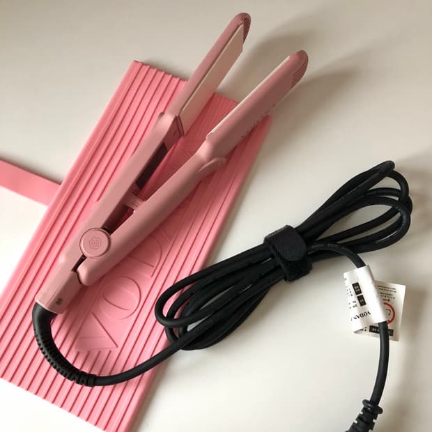 보다나 와이드 판고데기 밀크티 로즈