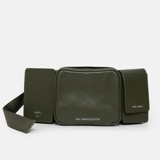 준지 모듈 가죽힙색 컬렉션라인