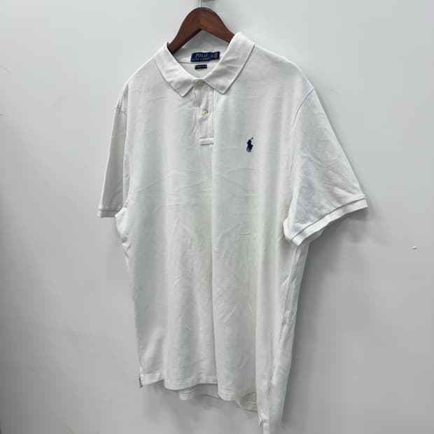 폴로 화이트 PK T-shirt (클래식핏)