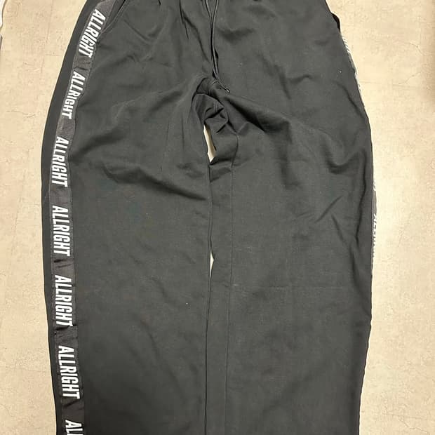 올라잇 레터링 스웨트 팬츠 3xl