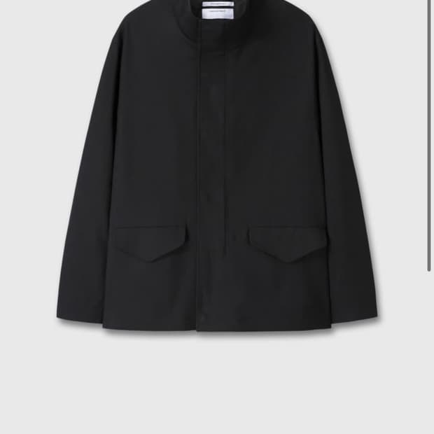 (구매) 에피센터 wool blend field parka black