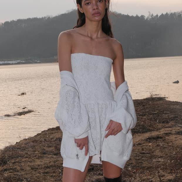 Polysooem skirt and top in lace