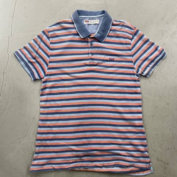 리바이스 스트라이프 폴로 셔츠 L