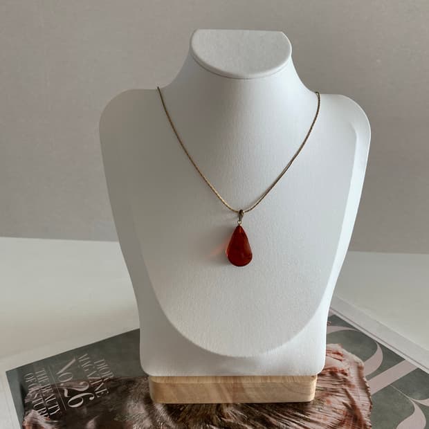 빈티지 목걸이 드롭 금색 체인 목걸이