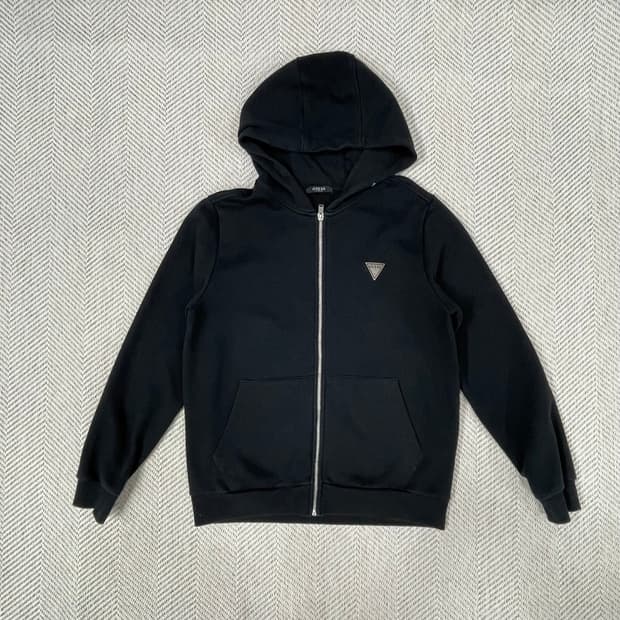 게스 GUESS 블랙 후드집업 M