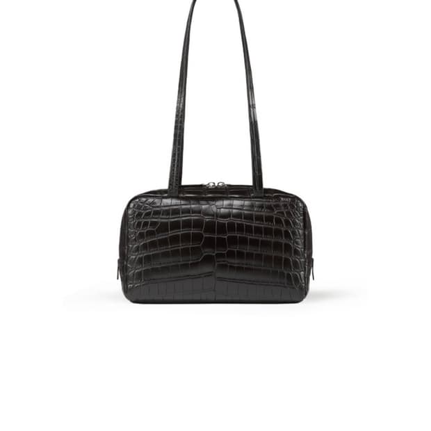 Sixandahalf 악어백 블랙