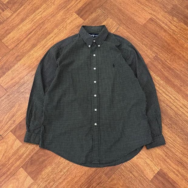 100(XL) 폴로 랄프로렌 BLAKE 잔체크 남방 셔츠