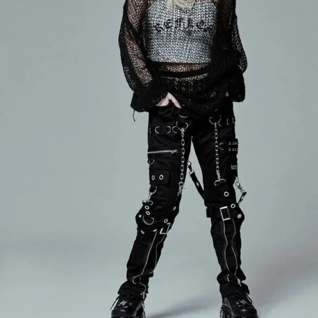 reflem 레플렘 D링 팬츠 펑크 punk