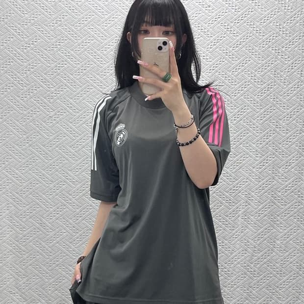 아디다스 레트로 키치 레알마드리드 져지 반팔티 XXL C12111