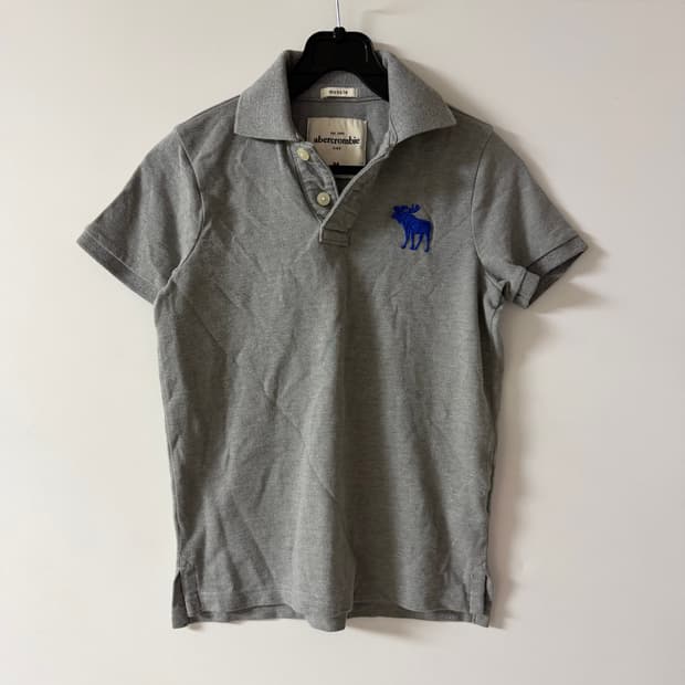 새상품 정품 아베크롬비 카라 반팔티