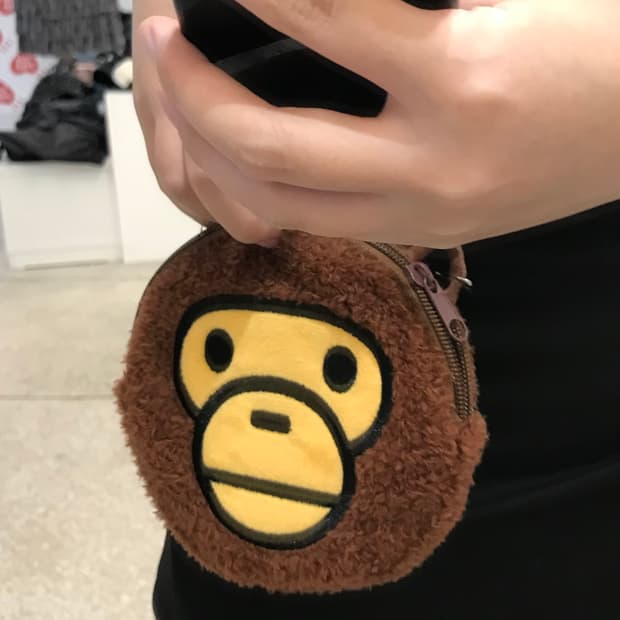 BAPE Baby Milo Face Pouch