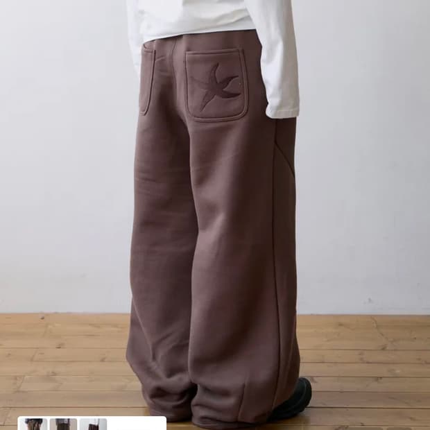 더콜디스트모먼트 스웻팬츠 브라운