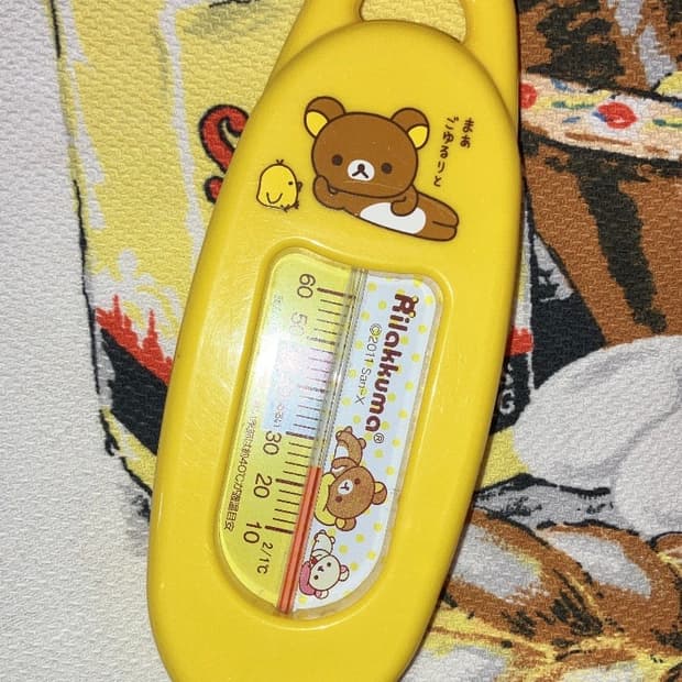 고전 리락쿠마 온도계
